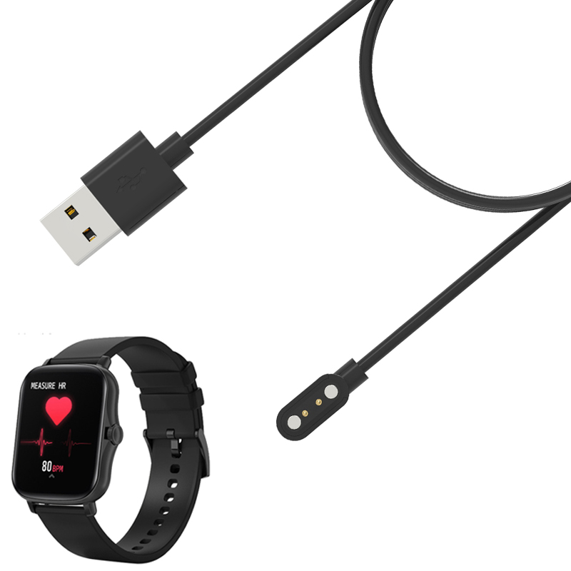 Smartwatch Dock 충전기 어댑터 USB 충전 케이블 Colmi P8 Plus/ P9 손목 시계 스마트 시계 액세서리 용 전원 충전 와이어